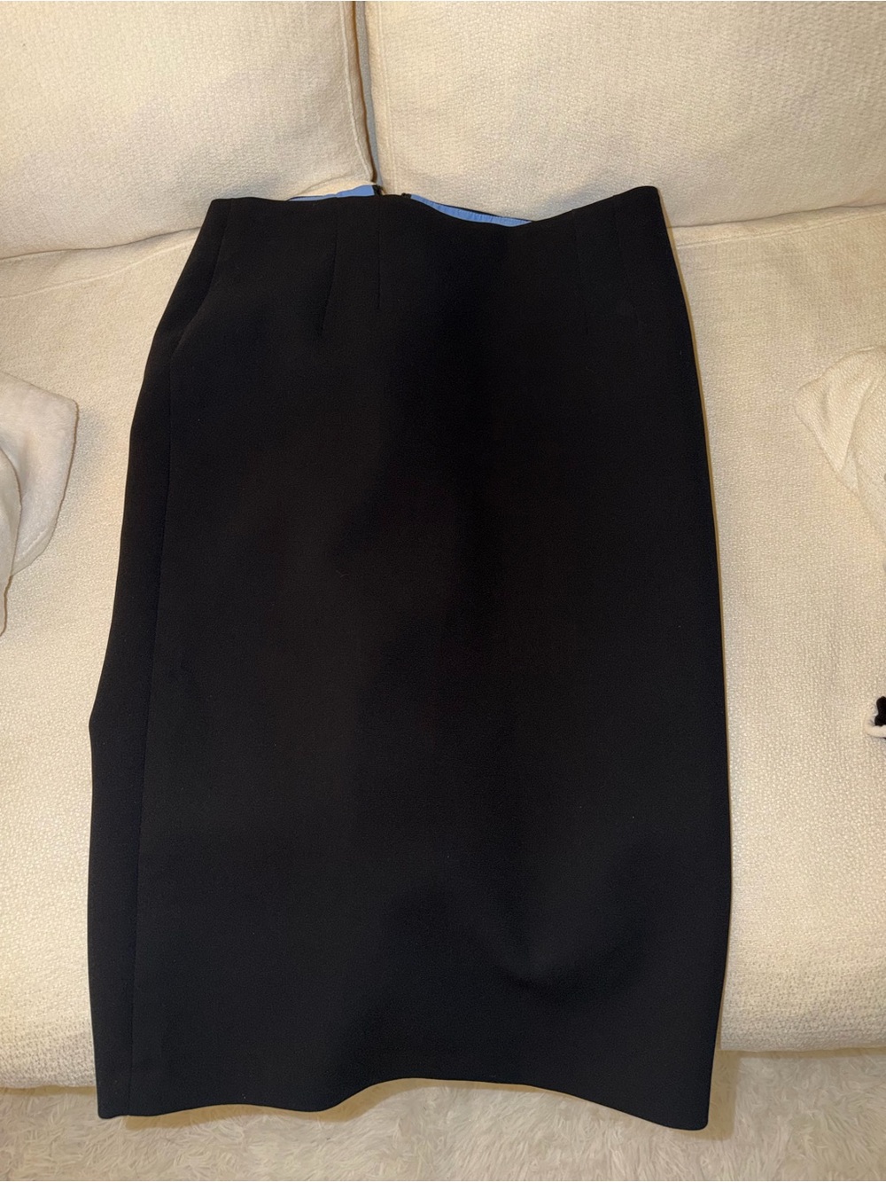 MAX&Co. x Anna Dello Russo “DE-COATED” Pencil Skirt Black Pencil Skirt - Sleek